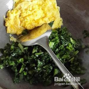 食补佳品莴笋叶炒蛋的做法