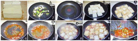 外酥里嫩的煎豆腐，一咬一口汁儿！