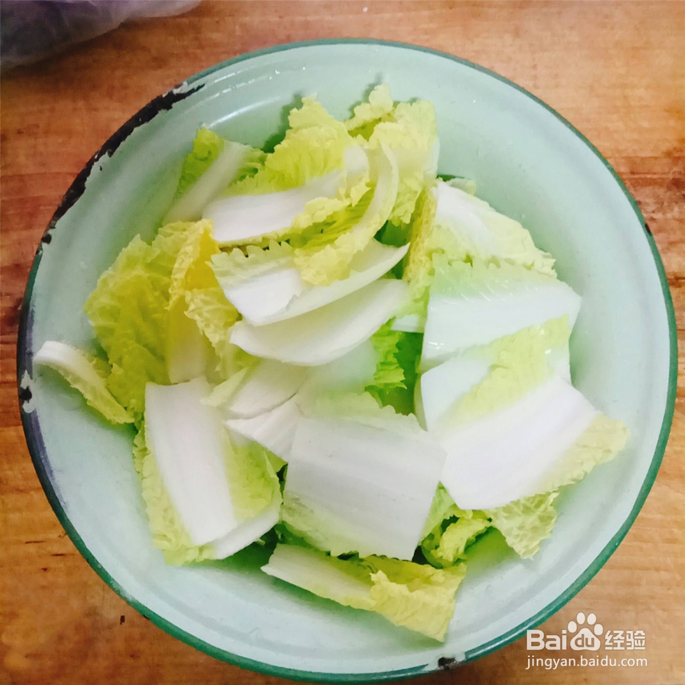 腊肉娃娃菜的做法