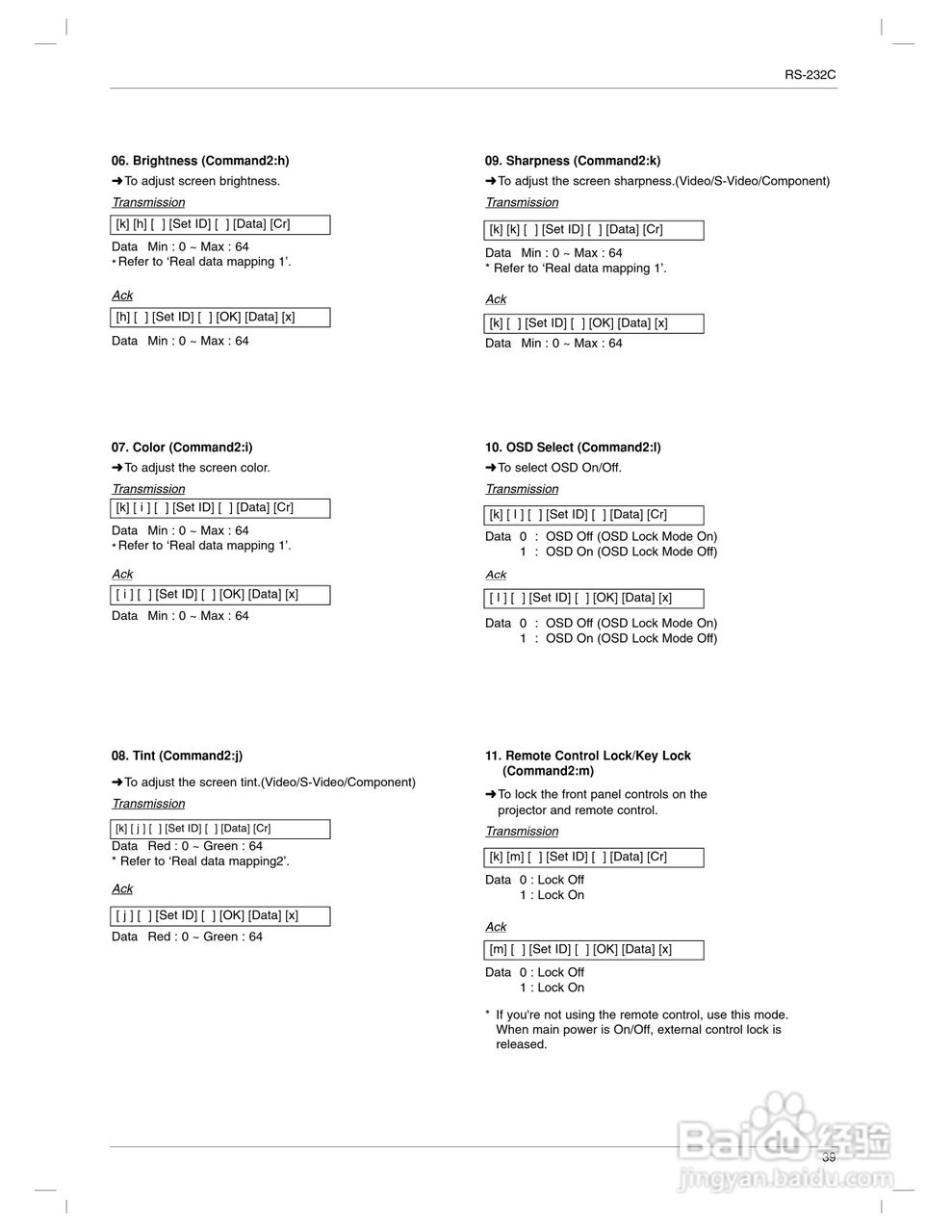 LG AN110-JD投影机说明书:[4]