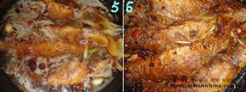 豆豉红烧黄花鱼