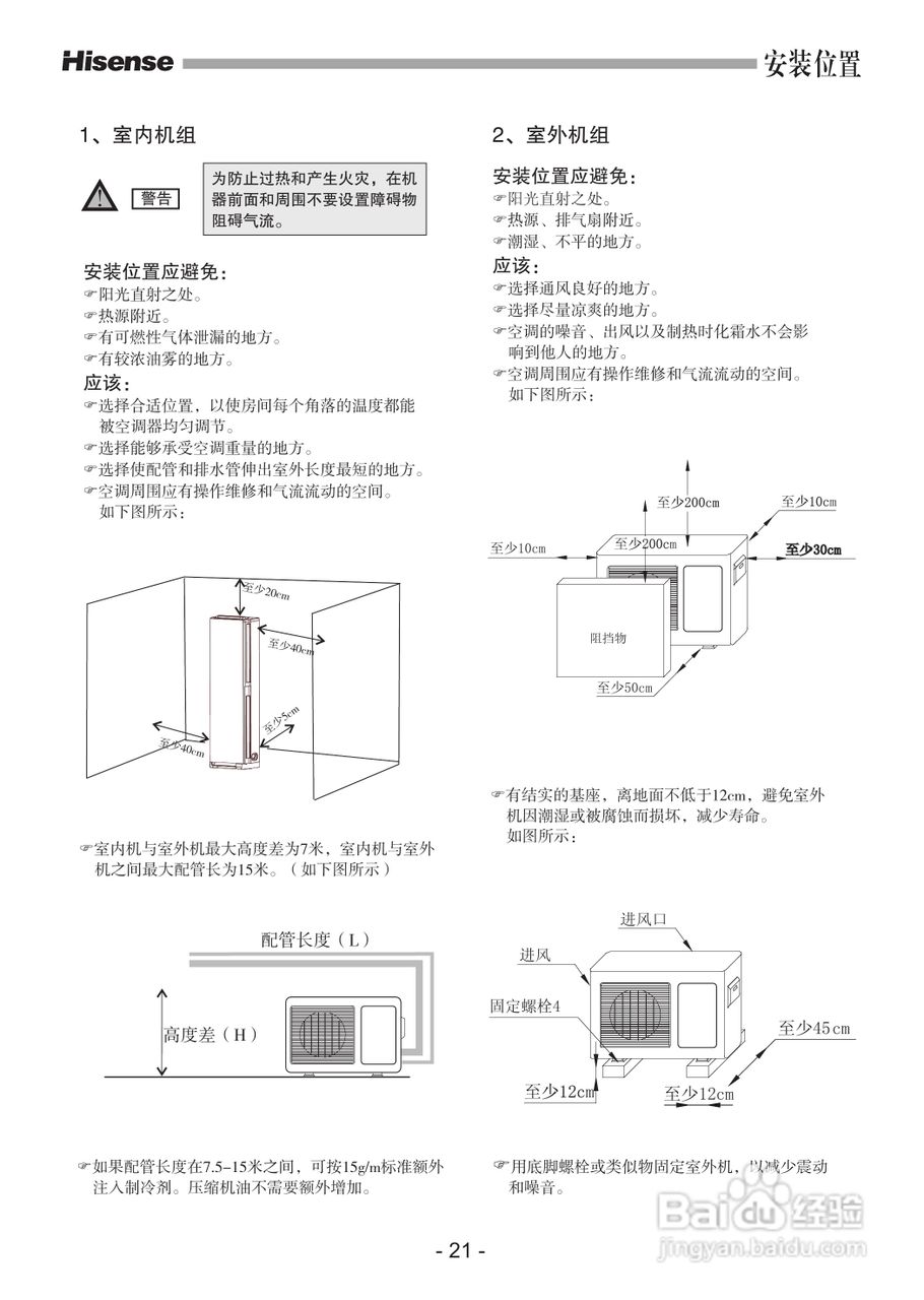 海信KFR-72LW/19FZBpH-2空调使用说明书:[3]
