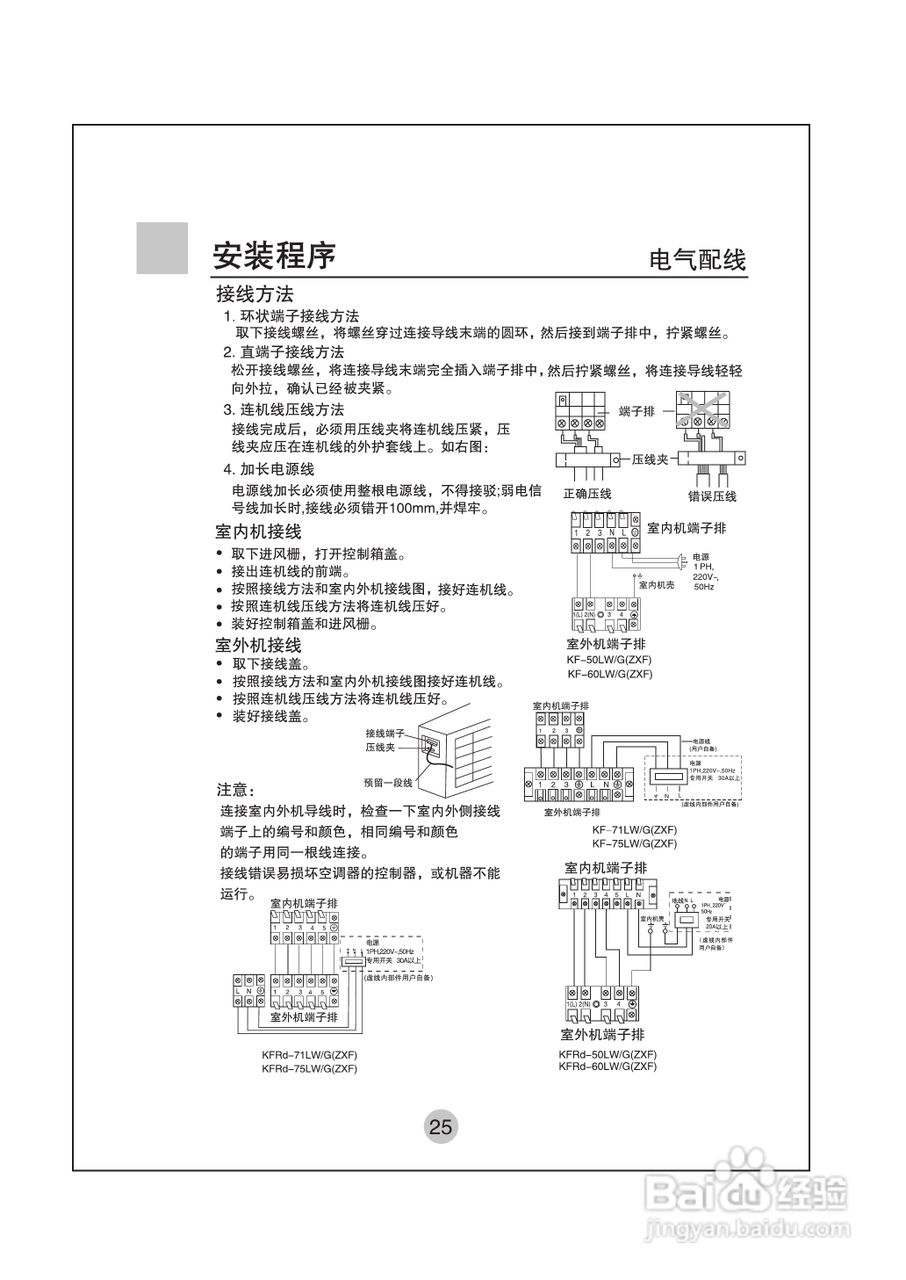海尔KF-75LW/G(ZXF)空调使用说明书:[3]