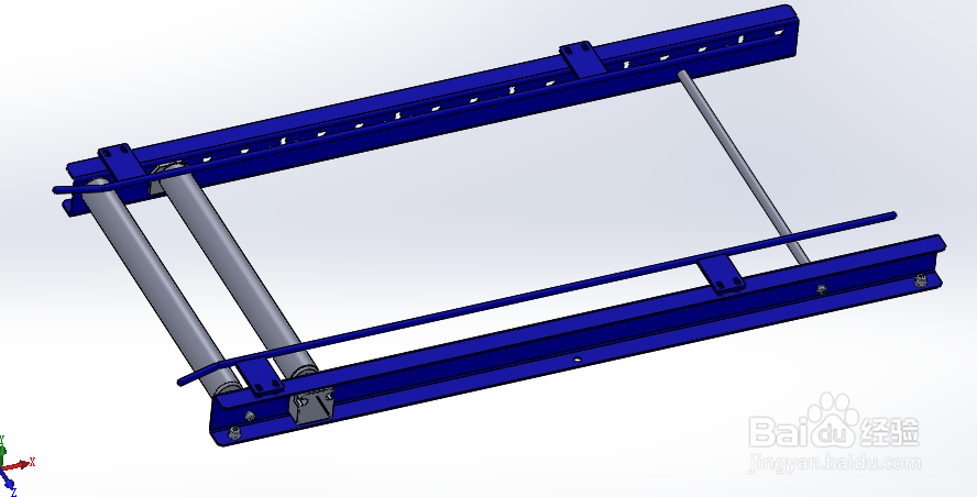 SolidWorks如何画出滚轮传送带