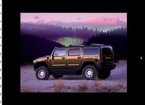 巧用Photoshop图层表现双重渐变透明背景