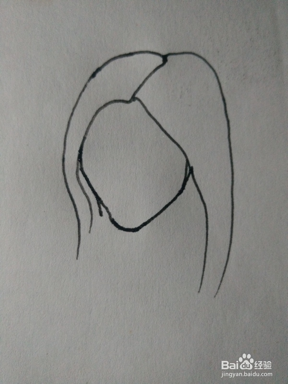 怎么画女神的简单绘画