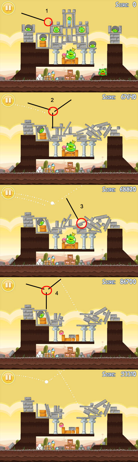 愤怒的小鸟图文攻略2