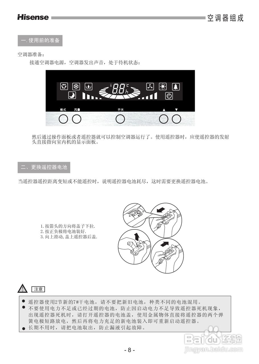 海信空调上的图标含义图片