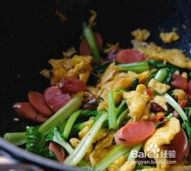 如何做好吃的火腿鸡蛋炒面条