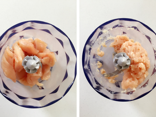 鸡肉蔬菜魔方的做法