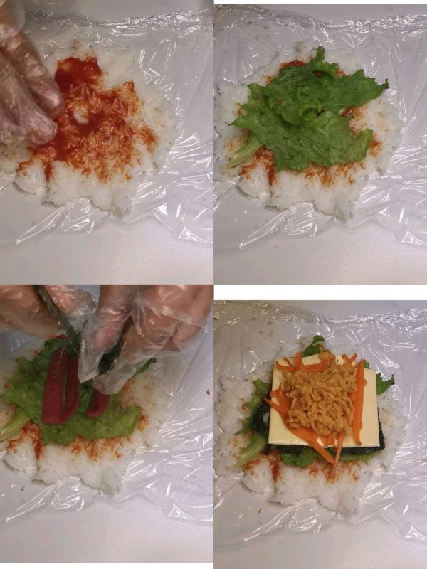 花开富贵米饭团