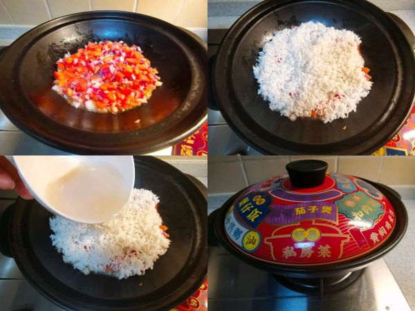 海鲜贻贝煲仔饭