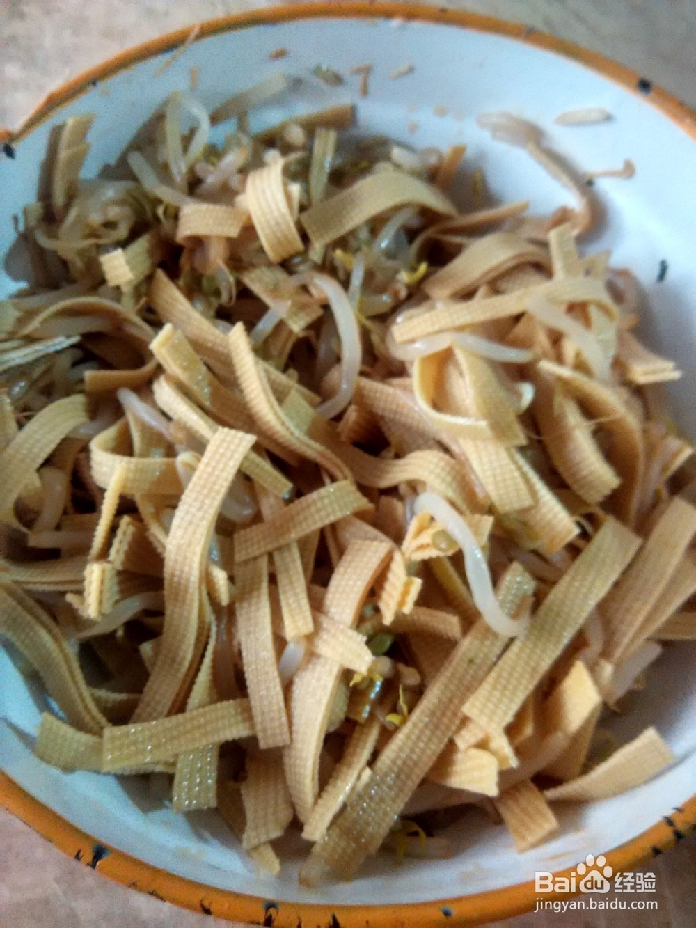 蚝油拌干豆腐豆芽