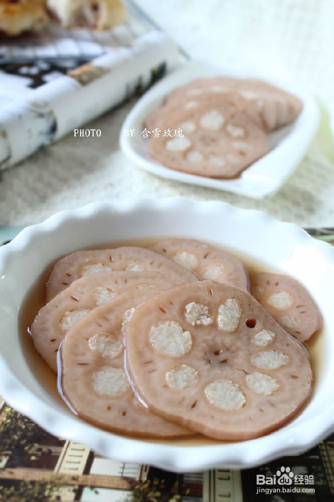 自制粉糯甜的美味小吃——冰糖藕