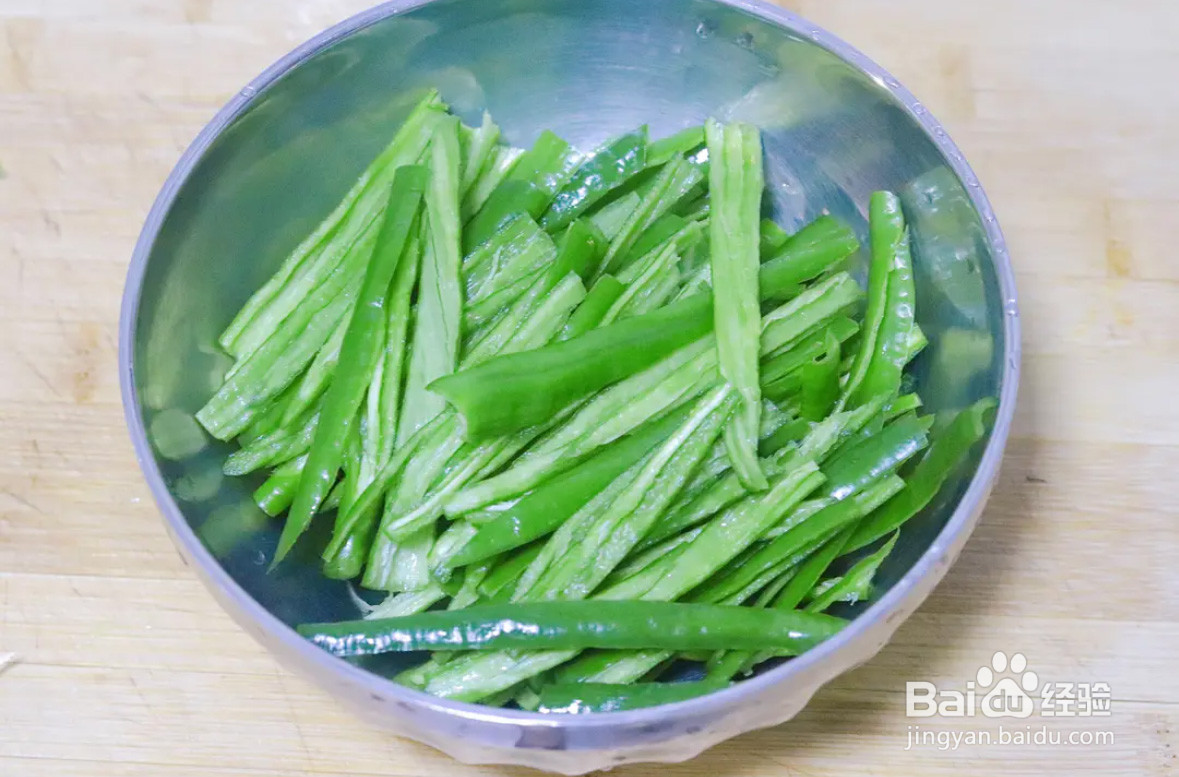 怎么炒青椒肉丝