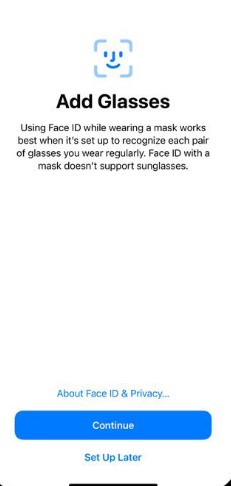 苹果戴口罩解锁怎么设置