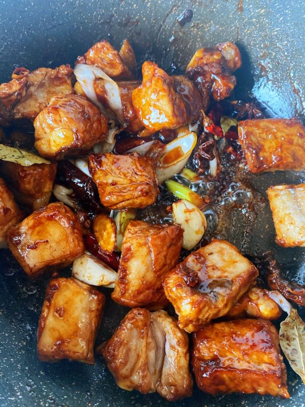 土豆排骨炖豆角