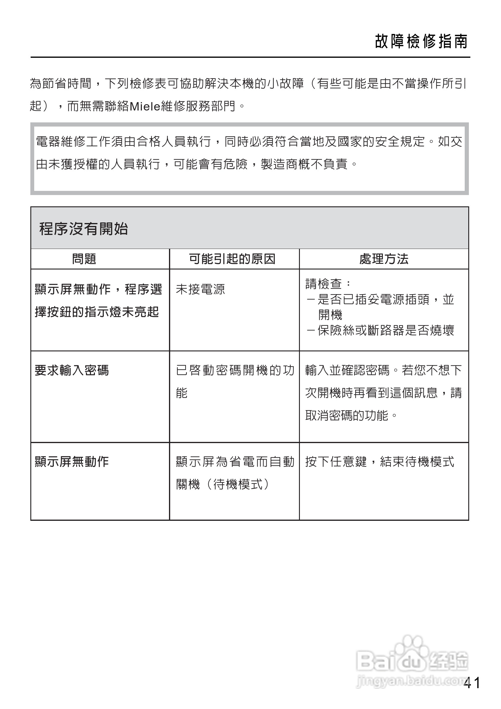 Miele W4455WPS洗衣机使用说明书:[5]