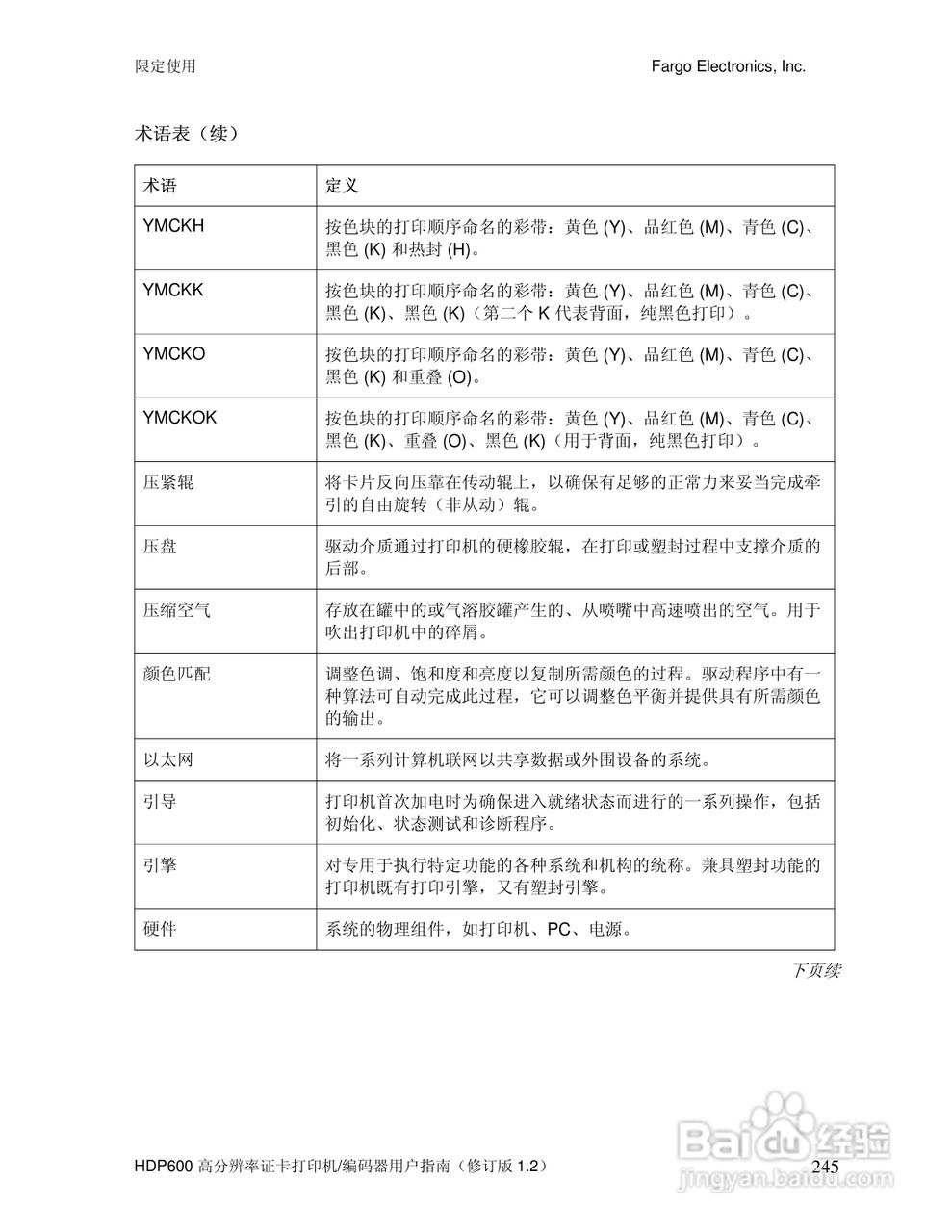 Fargo HDP600高分辨率证卡打印机用户指南:[25]