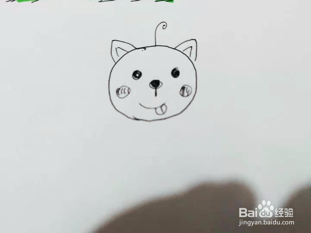 爱吃鱼的小猫咪简笔画怎么画呢？