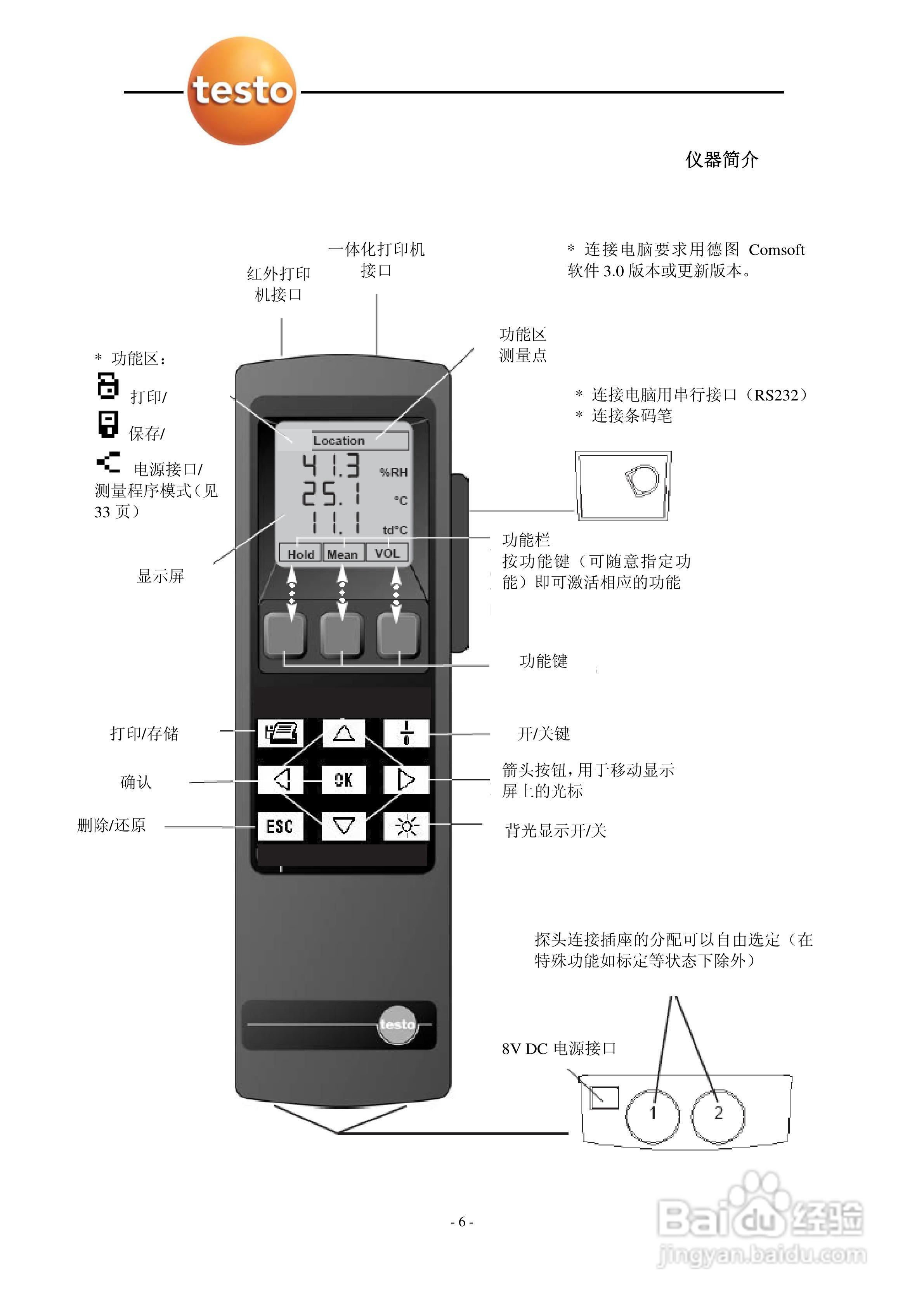 德图testo 950多功能测量仪使用说明书:[1]
