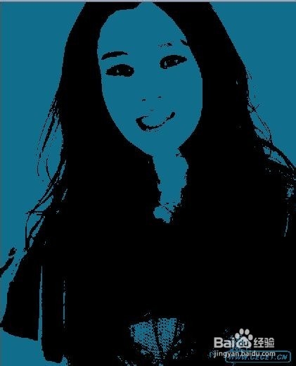 利用阈值和正片叠底图层模式制作波普风格