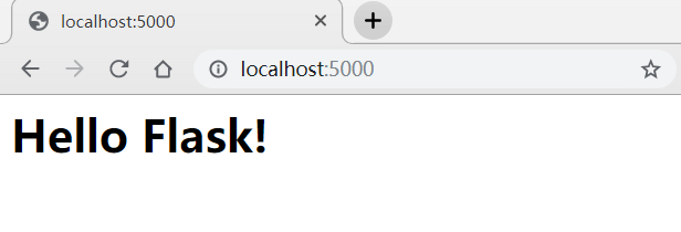 python Flask 最简单的web程序
