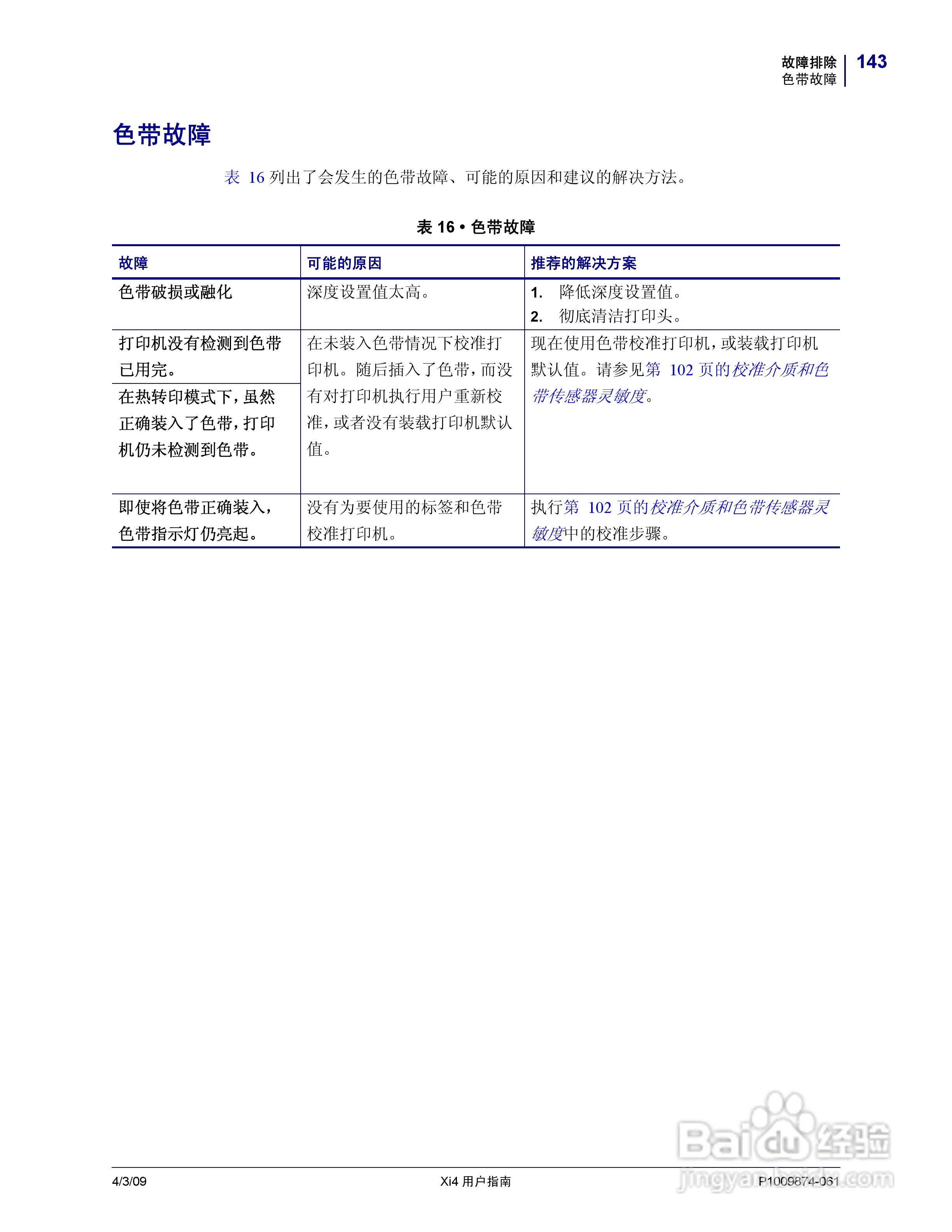 斑马110Xi4打印机使用说明书:[15]