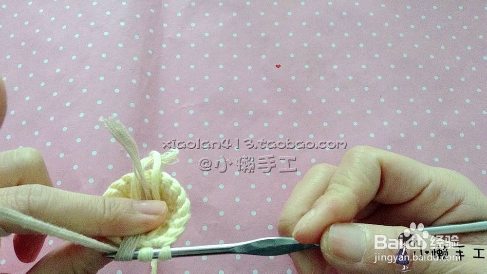 怎样螺旋换色 钩针玩偶技巧图文讲解--小懒编辑