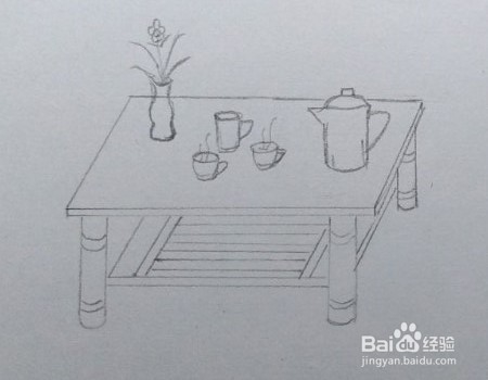 <b>家具画法教程（3）画茶几的方法、步骤。怎么画</b>