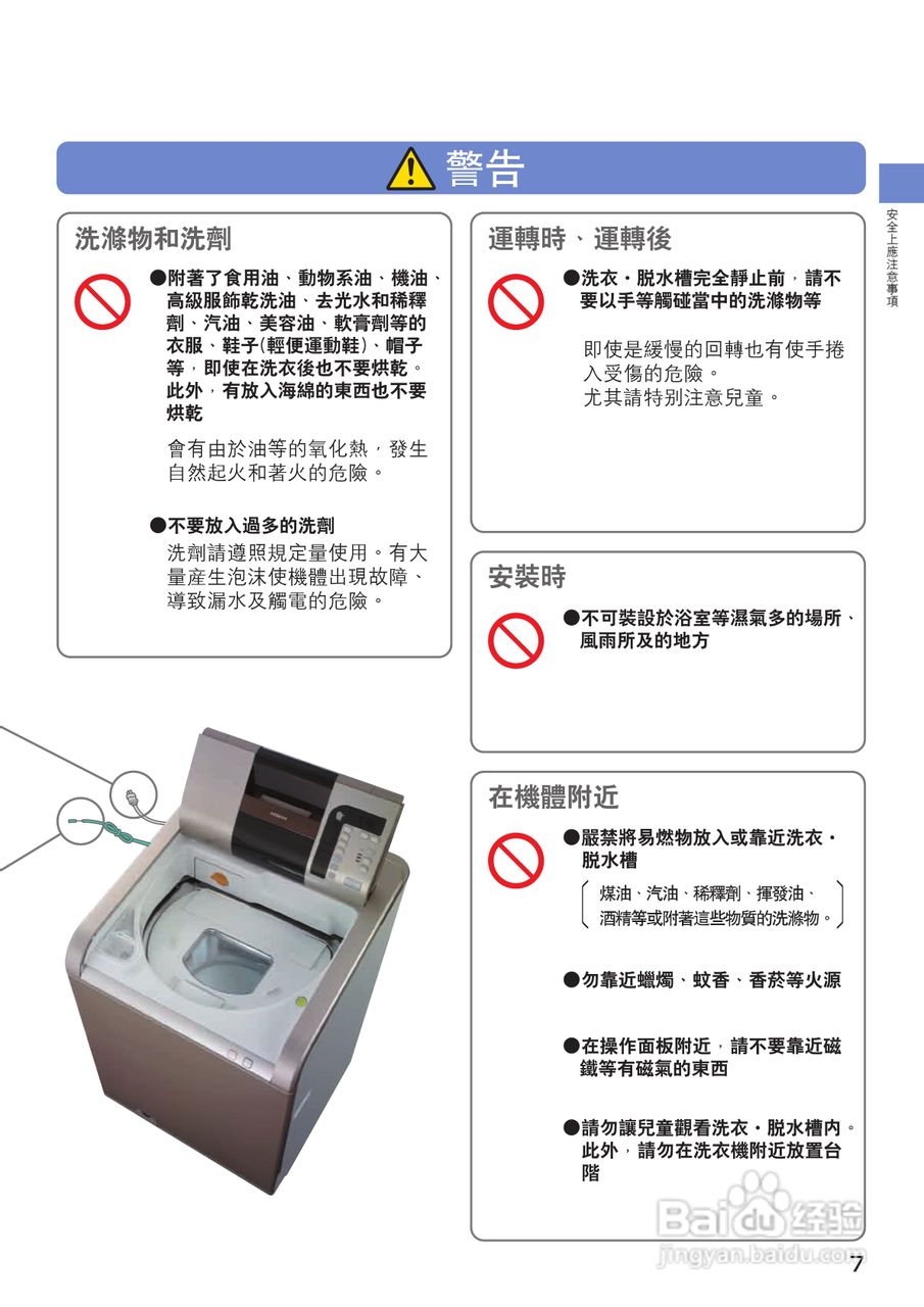 日立SF-BW12GV洗衣机使用说明书:[1]