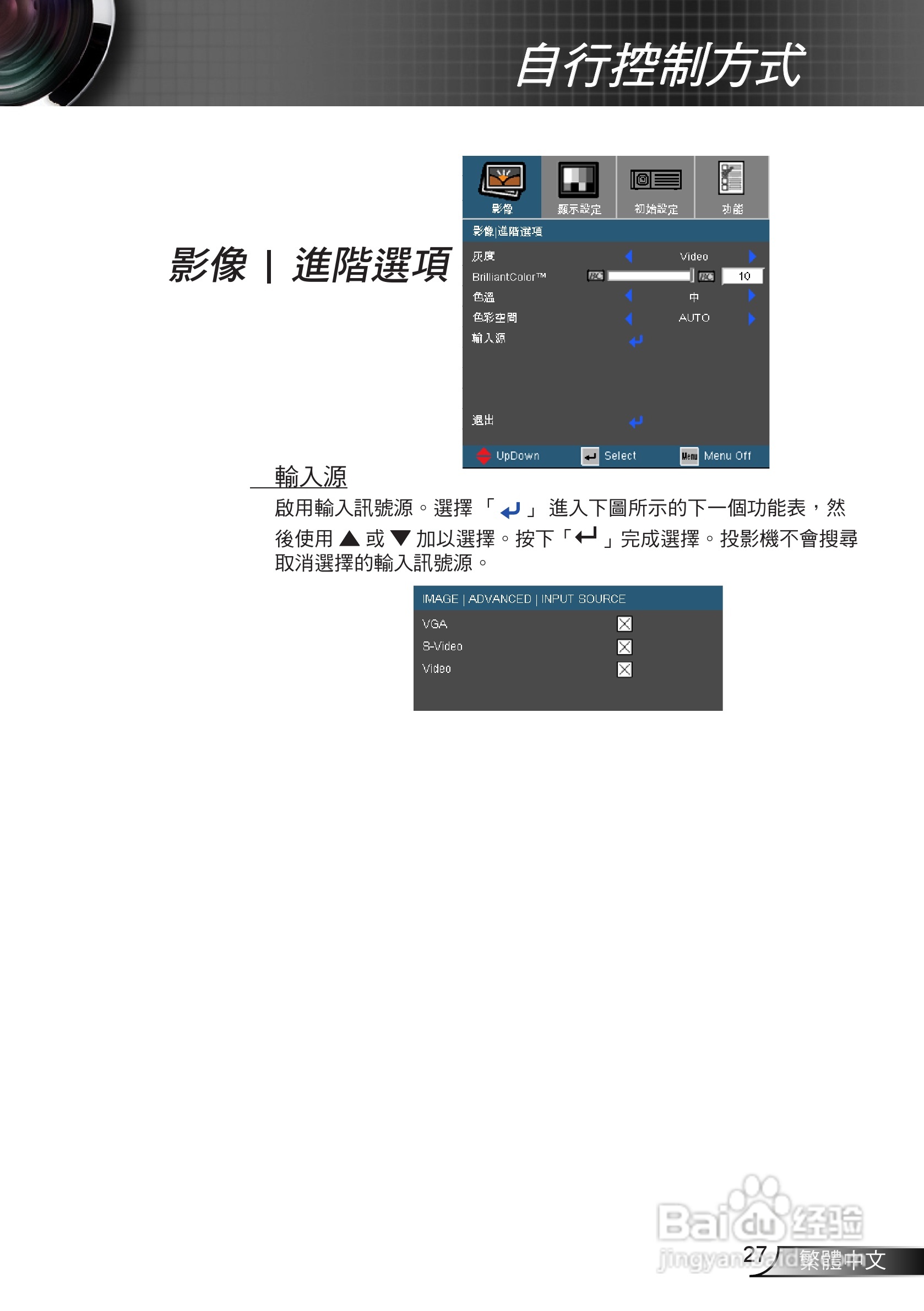 奥图码EP720投影机使用说明书:[3]