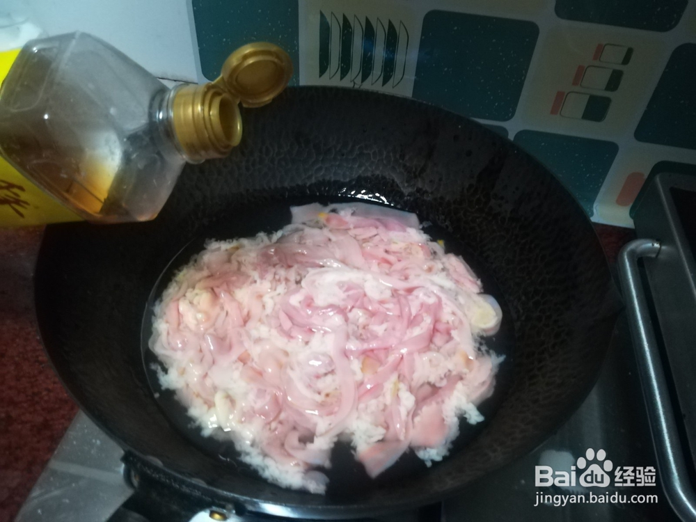 香芹炒鸭肠的步骤