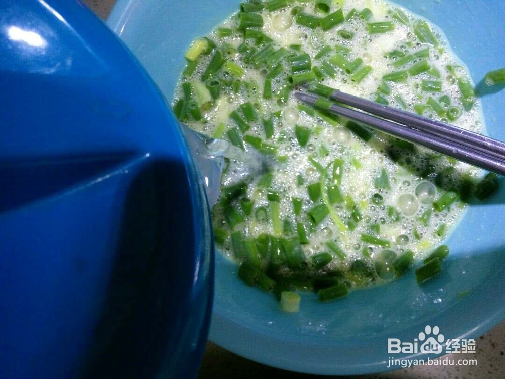 半荤素家常之小葱煎蛋