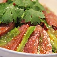 红油牛肉拌苦瓜的做法