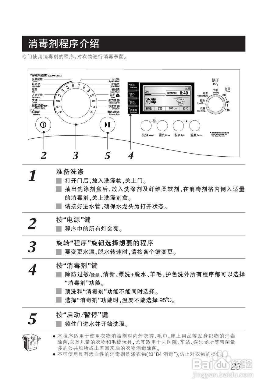 LG WD-A12355DS洗衣机使用说明书:[3]