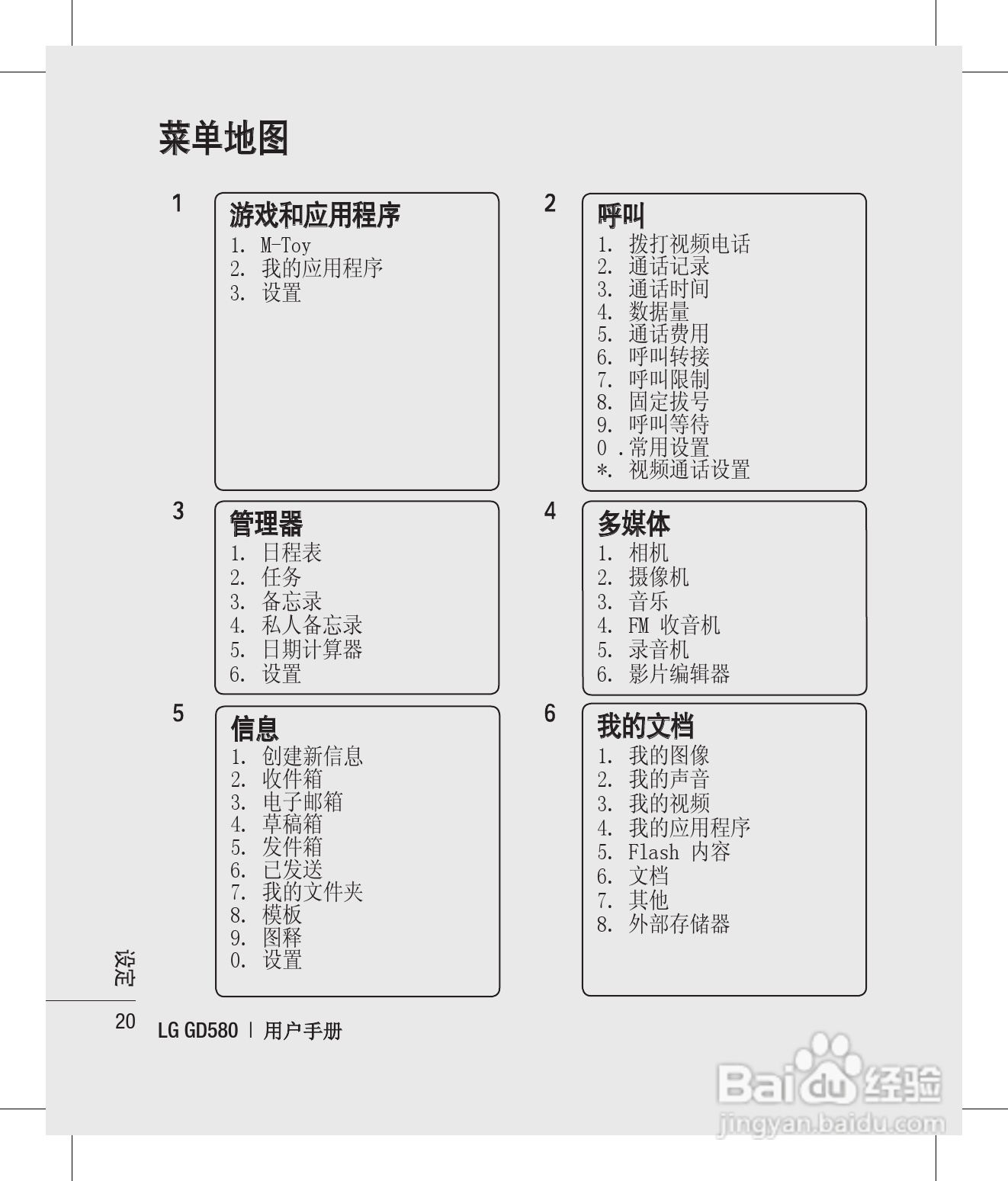 LG GD580手机使用说明书:[3]