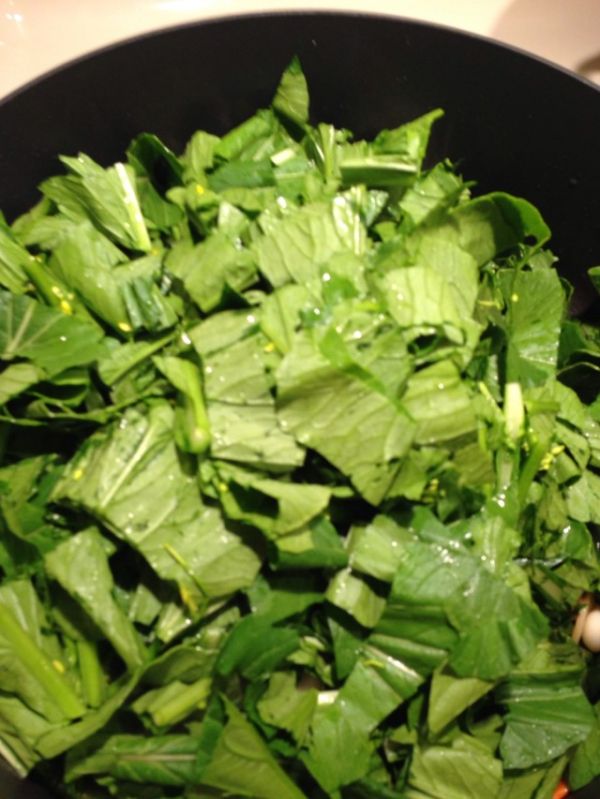 温州油菜炒年糕