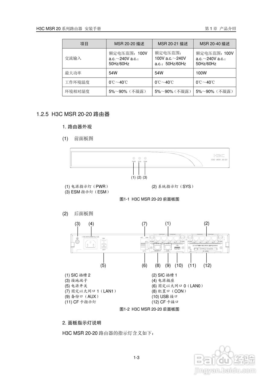 华三交换机MSR20形说明书:[1]