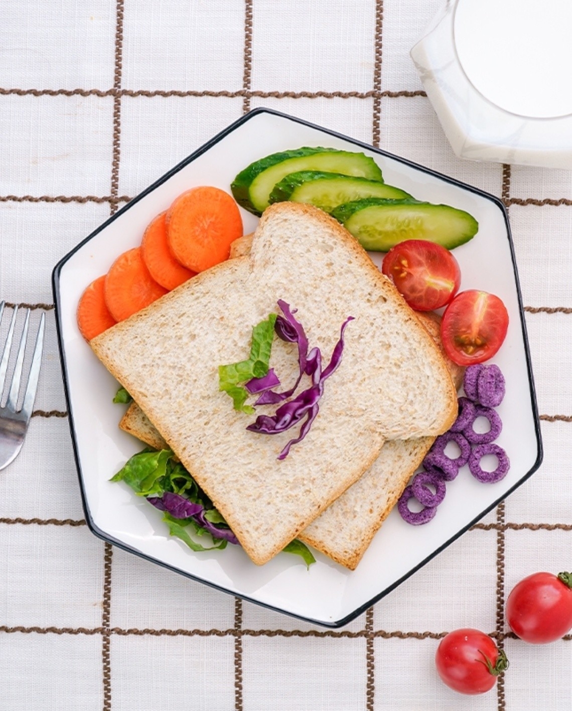 减肥人士都爱的全麦面包，好吃营养饱腹感超强哦！