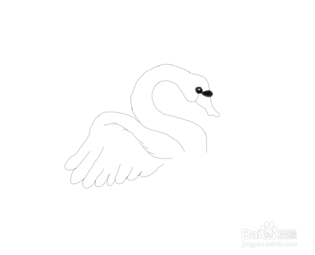 简笔画鹅是怎么画的