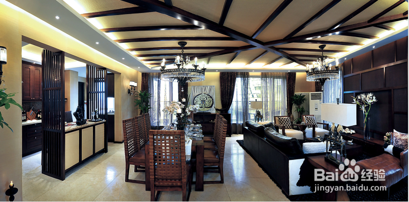 客厅装修，东南亚风格的4点标志性元素