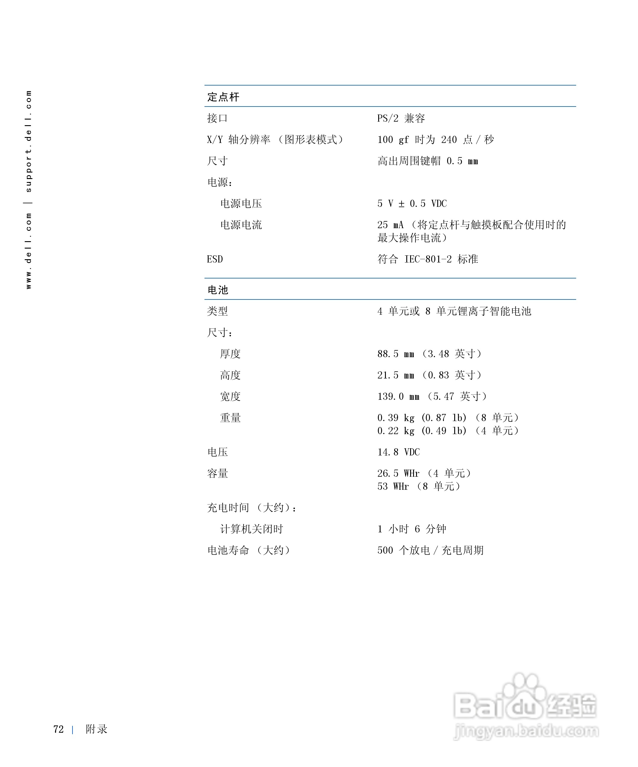戴尔Inspiron 4000笔记本使用说明书:[8]
