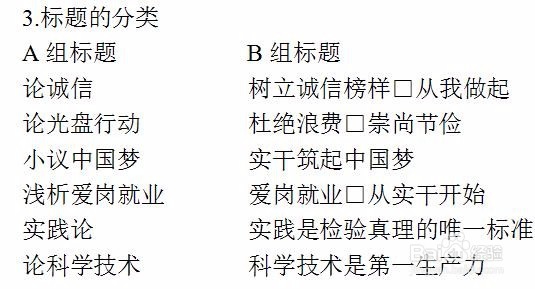 公职考试综合应用能力科目中作文的标题！