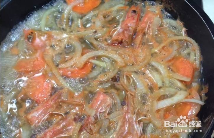 咖喱海鲜汤的做法