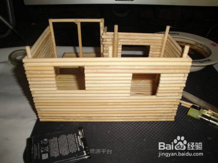 筷子DIY小木屋