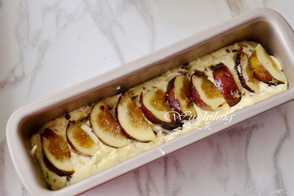 豆沙无花果磅蛋糕