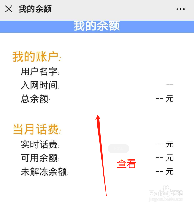 蓝猫移动怎么查话费