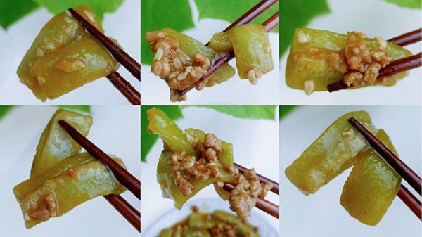 甜酒肉酱烧丝瓜