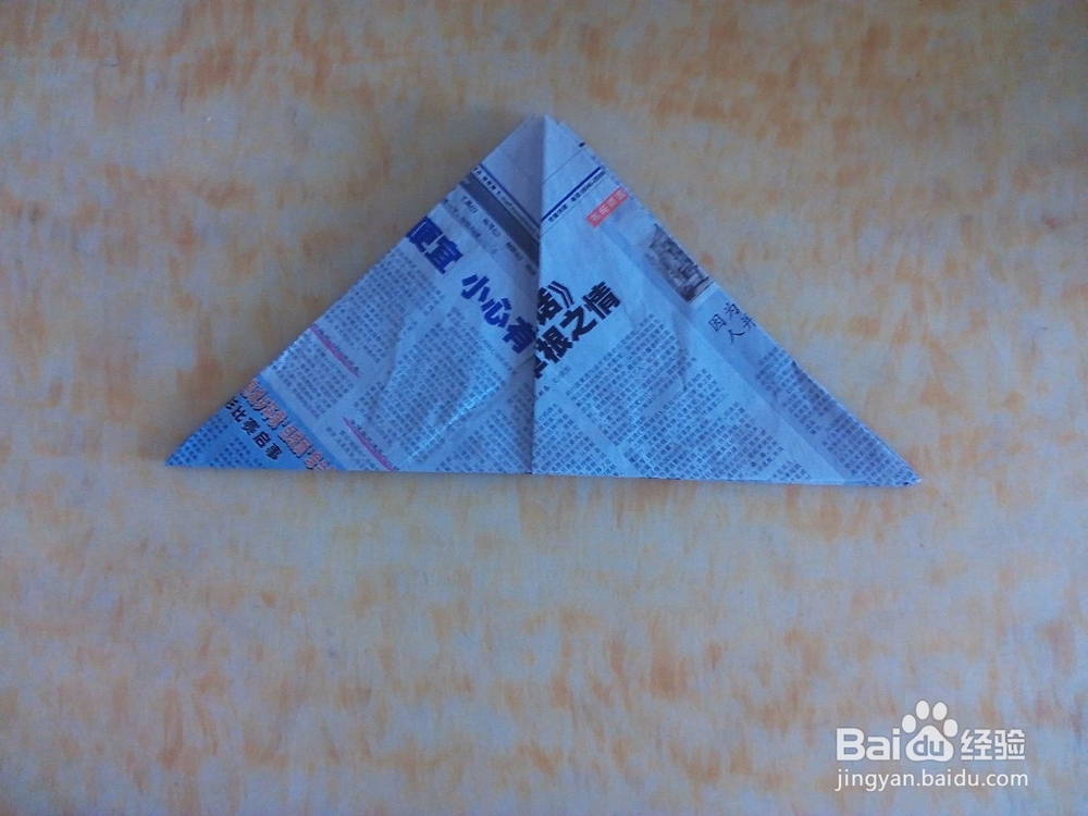 #环保达人#用旧报纸折防尘帽